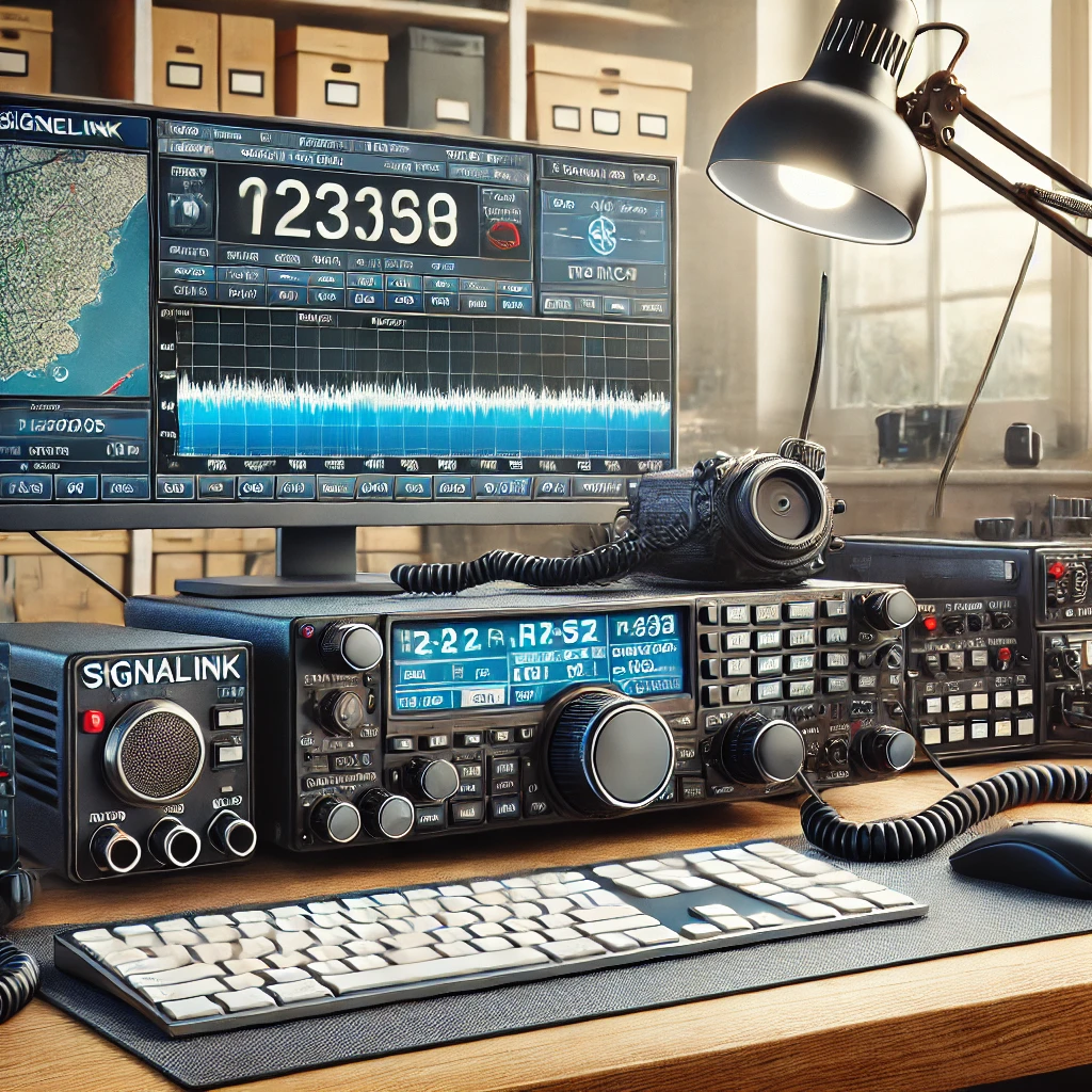 A professional ham radio station optimized for emergencies